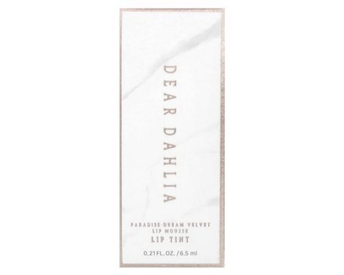 Dear Dahlia, Paradise Dream Velvet Lip Mousse, Lip Tint, Button, 0.21 fl oz (6.5 ml) Dear Dahlia, Paradise Dream Velvet Lip Mousse, Lip Tint, Button, 0.21 fl oz (6.5 ml)