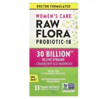 Nature's Truth, Women's Care, Raw Flora™ Probiotic-18, 33 Vegan Capsules