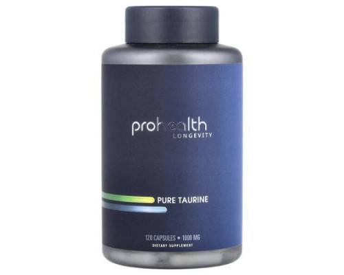 ProHealth Longevity, Pure Taurine, 1,000 mg, 120 Capsules