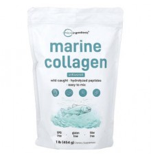Micro Ingredients, Marine Collagen, Unflavored, 1 lb (454 g)