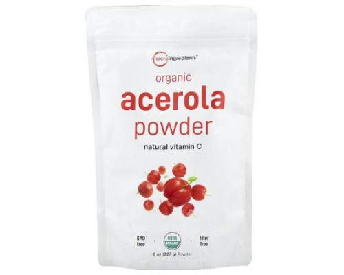 Micro Ingredients, Organic Acerola Powder, 8 oz (227 g) Micro Ingredients, Organic Acerola Powder, 8 oz (227 g)