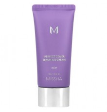 Missha, Perfect Cover Serum B.B Cream, No. 27 Honey Beige, 1.18 fl oz (35 ml)