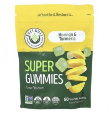 Kuli Kuli, Super Gummies, Moringa & Turmeric, Lemon, 60 Superfood Gummies