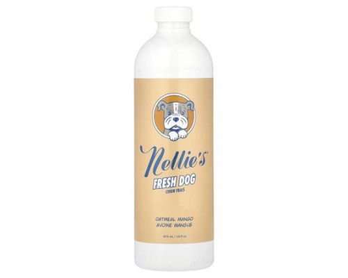 Nellie's, Fresh Dog, Oatmeal Mango, 16 fl oz (474 ml)