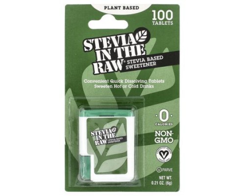 In the Raw, Stevia In The Raw®, Stevia Based Sweetener, 100 Tablets, 0.21 oz (6 g) In the Raw, Stevia In The Raw®, Stevia Based Sweetener, 100 Tablets, 0.21 oz (6 g)