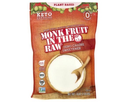 In the Raw, Monk Fruit In The Raw®, Zero Calorie Sweetener, 16 oz (454 g) In the Raw, Monk Fruit In The Raw®, Zero Calorie Sweetener, 16 oz (454 g)