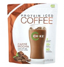 Chike Nutrition, Protein Iced Coffee, Caffe Mocha, 16.3 oz (462 g)