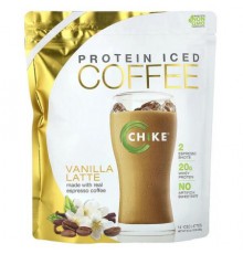 Chike Nutrition, Protein Iced Coffee, Vanilla Latte, 16.3 oz (462 g)