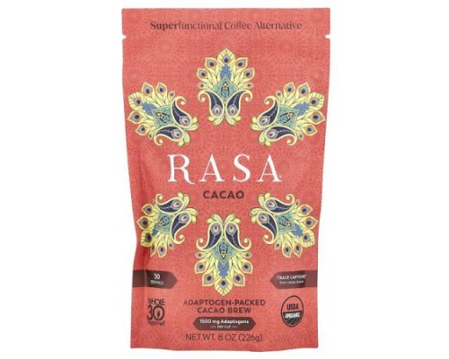 Rasa, Adaptogen-Packed Cacao Brew, 8 oz (226 g)