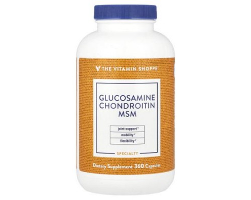 The Vitamin Shoppe, Glucosamine Chondroitin MSM, 360 Capsules