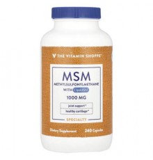 The Vitamin Shoppe, MSM With OptiMSM®, 1,000 mg, 240 Capsules