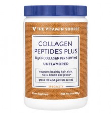 The Vitamin Shoppe, Collagen Peptides Plus, Unflavored, 10 oz (283 g)