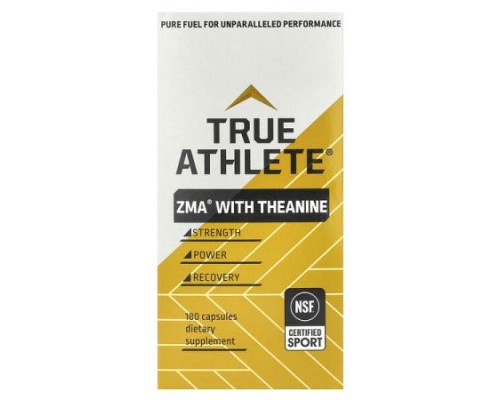 True Athlete, ZMA® With Theanine, 180 Capsules True Athlete, ZMA® With Theanine, 180 Capsules