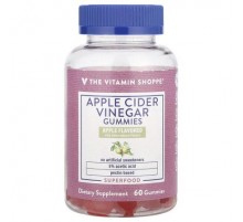 The Vitamin Shoppe, Apple Cider Vinegar Gummies, Apple, 60 Gummies