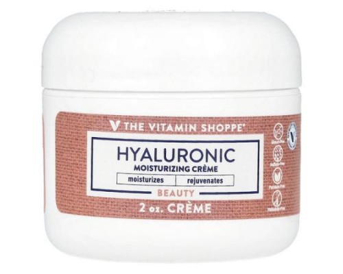 The Vitamin Shoppe, Hyaluronic Moisturizing Creme, 2 oz