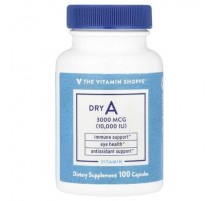 The Vitamin Shoppe, Dry A, 3,000 mcg (10,000 IU), 100 Capsules