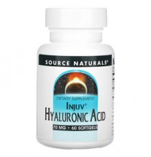 Source Naturals, Injuv Hyaluronic Acid, 60 Softgels