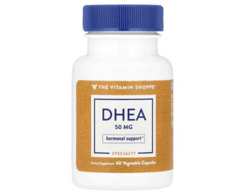 The Vitamin Shoppe, DHEA, 50 mg , 60 Vegetable Capsules