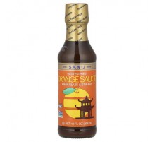San-J, Orange Sauce, Asian Glaze & Stir-Fry, Gluten Free, 10 fl oz (296 ml)