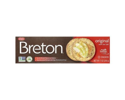 Breton Original Crackers, Crackers, Original with Sea Salt, 7 oz (200 g)