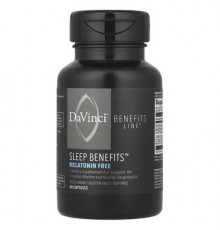 DaVinci Laboratories, Sleep Benefits™, Melatonin Free, 60 Capsules