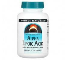Source Naturals, Alpha Lipoic Acid, 120 Tablets