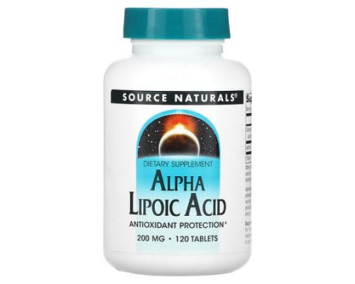 Source Naturals, Alpha Lipoic Acid, 120 Tablets