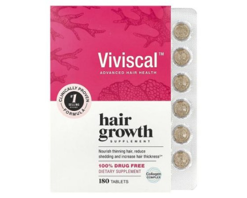 Viviscal, Hair Growth Supplement, 180 Tablets Viviscal, Hair Growth Supplement, 180 Tablets