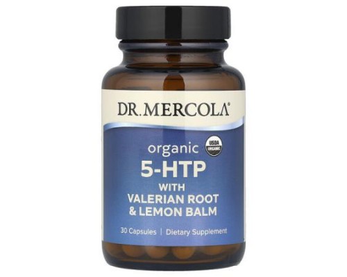 Dr. Mercola, Organic 5-HTP With Valerian Root & Lemon Balm, 30 Capsules Dr. Mercola, Organic 5-HTP With Valerian Root & Lemon Balm, 30 Capsules