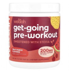 Wellah, Get-Going Pre-Workout, Fruit Punch, 11.7 oz (327 g)