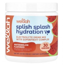 Wellah, Splish Splash Hydration, Watermelon, 5.5 oz (153 g)