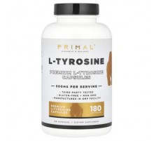 PrePrimal, L-Tyrosine, 500 mg , 180 Capsules