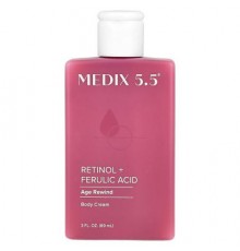 Medix 5.5, Body Cream, Age Rewind, Retinol + Ferulic Acid , 3 fl oz (89 ml)