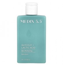 Medix 5.5, Body Wash, Skin Perfecting, Glycolic + Lactic Acid , 3 fl oz (89 ml)