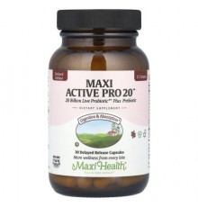 Maxi Health, Maxi Active Pro 20™, 20 Billion , 30 Delayed Release Capsules