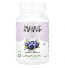 Maxi Health, Bilberry Supreme™, 60 Maxicaps