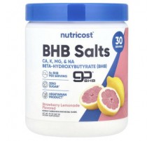 Nutricost, BHB Salts, goBHB®, Strawberry Lemonade, 9.5 oz (267 g)