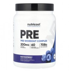 Nutricost, Performance, Pre-Workout Complex, Blue Raspberry, 1.6 lb (708 g)