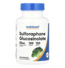 Nutricost, Sulforaphane Glucosinolate , 50 mg, 120 Capsules
