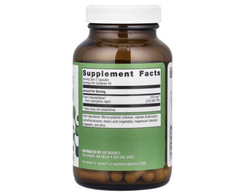 Metagenics, SpectraZyme® Gluten Digest Enzymes, 90 Capsules (138 mg per Capsule)