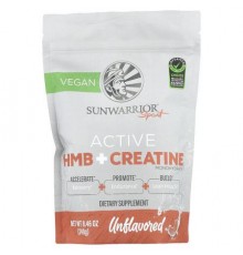 Sunwarrior, Sport, Active HMB + Creatine Monohydrate, Unflavored , 8.46 oz (240 g)