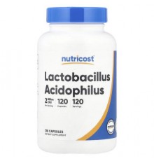 Nutricost, Lactobacillus Acidophilus, 50 mg (2 Billion CFU), 120 Capsules