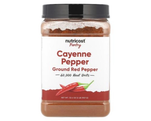 Nutricost, Pantry, Cayenne Pepper, 32.4 oz (907 g) Nutricost, Pantry, Cayenne Pepper, 32.4 oz (907 g)