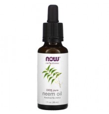 NOW Foods, Solutions, 100% Pure Neem Oil, 1 fl oz (30 ml)