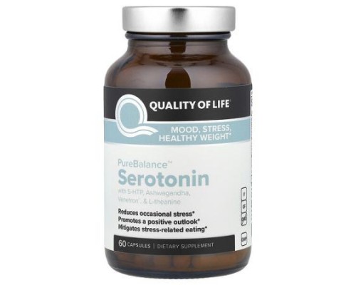 Quality of Life, PureBalance™ Serotonin, 60 Capsules Quality of Life, PureBalance™ Serotonin, 60 Capsules