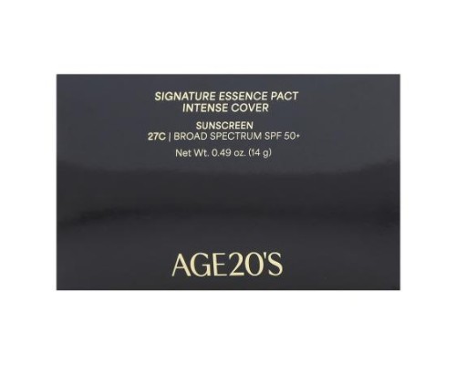 AGE20'S, Signature Essence Pact, Intense Cover, SPF 50+, 27C, 0.49 oz (14 g) AGE20'S, Signature Essence Pact, Intense Cover, SPF 50+, 27C, 0.49 oz (14 g)