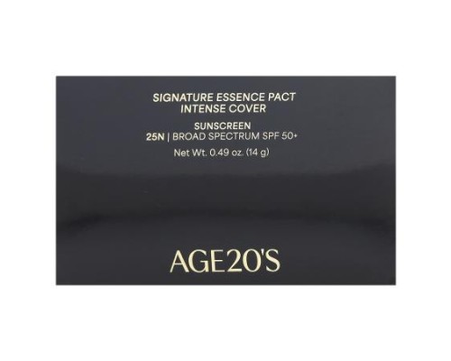 AGE20'S, Signature Essence Pact, Intense Cover, SPF 50+, 25N, 0.49 oz (14 g) AGE20'S, Signature Essence Pact, Intense Cover, SPF 50+, 25N, 0.49 oz (14 g)