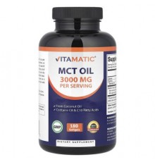 Vitamatic, MCT Oil, 180 Softgels (1,000 mg per Softgel)