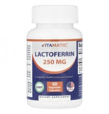 Vitamatic, Lactoferrin, 250 mg, 60 Vegetable Capsules