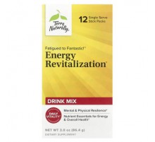 Terry Naturally, Fatigued to Fantastic!™ Energy Revitalization Drink Mix, 12 Stick Packs, 0.25 oz (7.2 g) Each